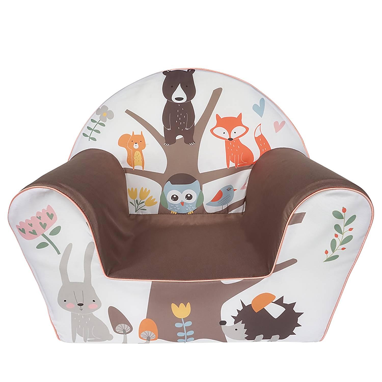 Kindersessel Forest Braun Baumwollstoff 34 x 42 x 51 cm 4