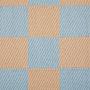 Indoor/Outdoor Rug COLOUR CLASH Checkered Polypropylene Blue Beige 118 x 180 cm 2