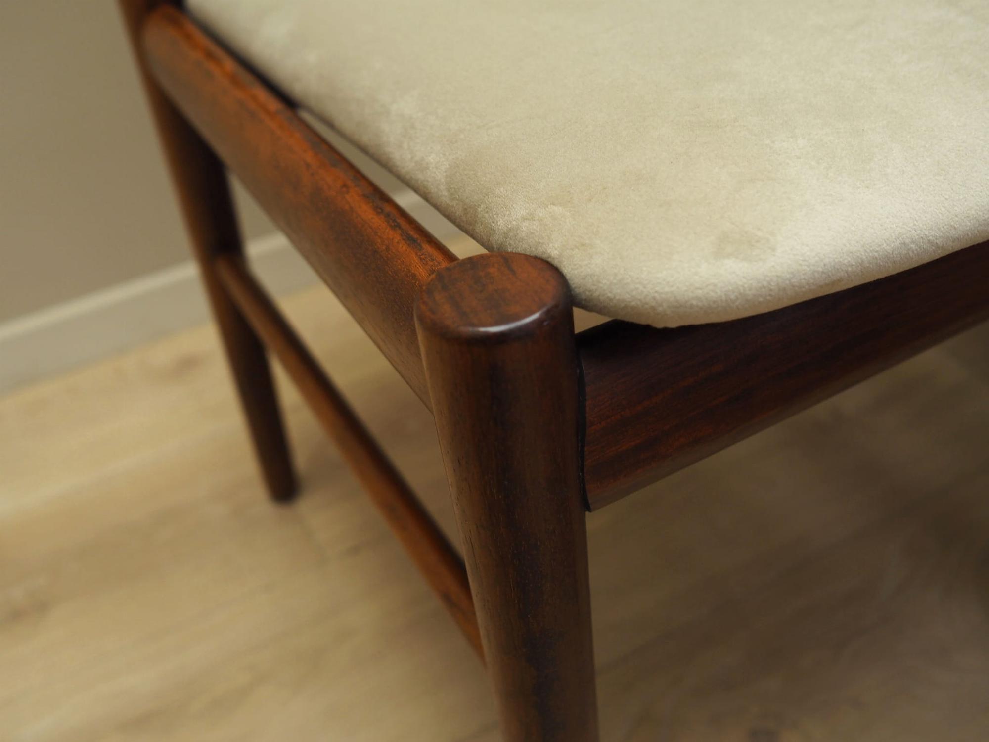 Set of six Mahogany chairs 1970s 6