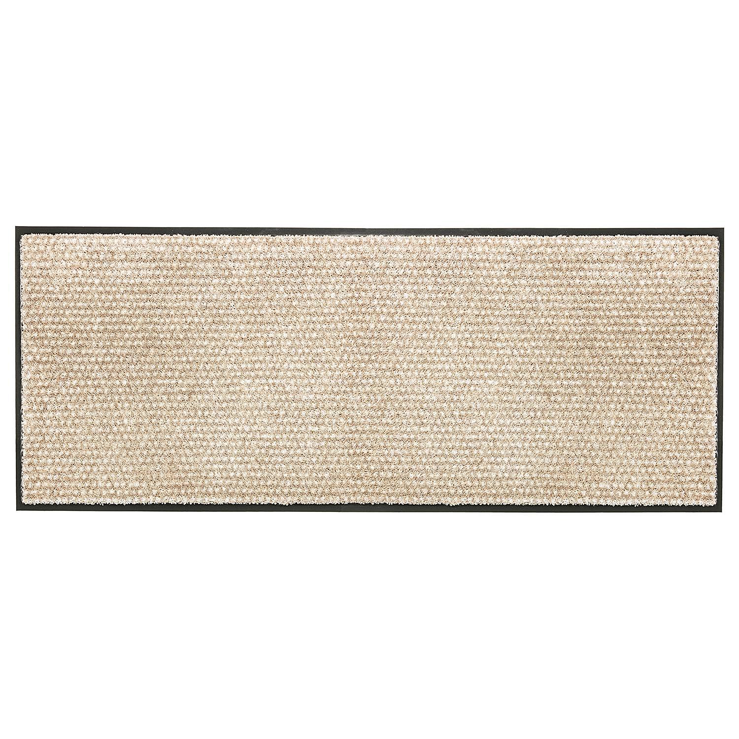 Fußmatte Miami Punkte Beige 67 x 150 cm 0