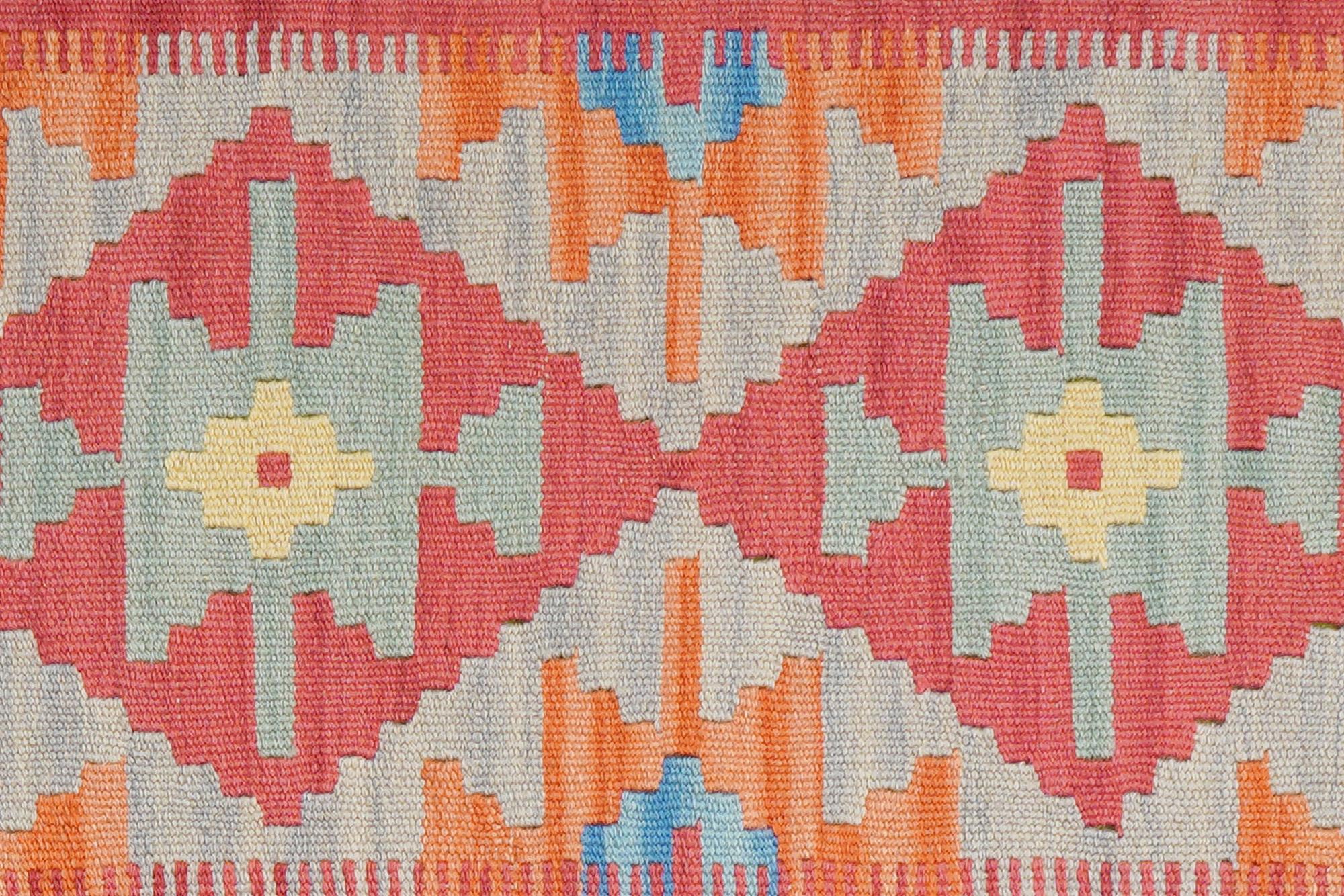 Kelim Gashgai Teppich Wolle Rot 3