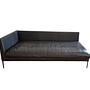 Pilotis Ecksofa mit Recamiere Leder Dunkelbraun 2