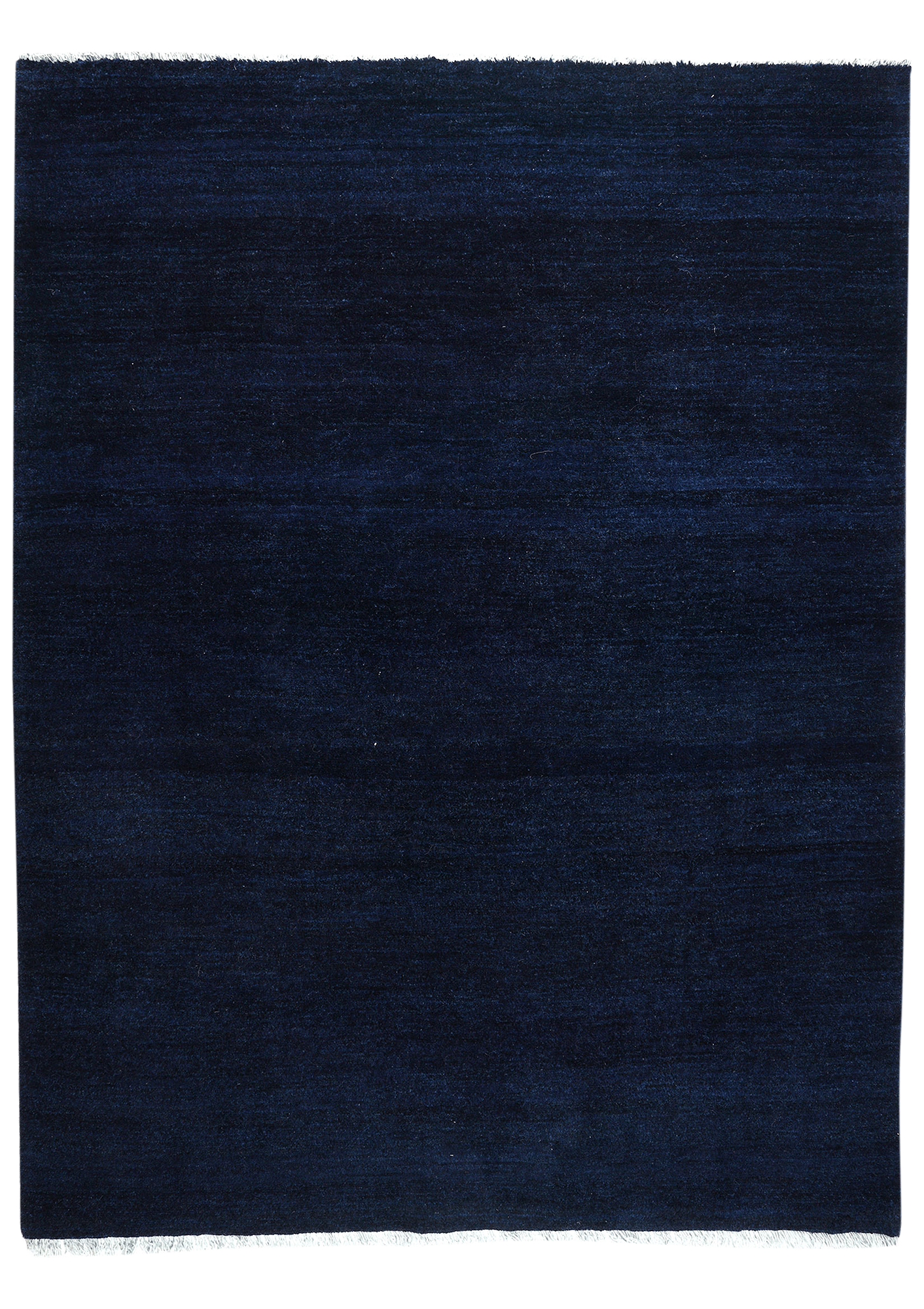 Gabbeh Teppich Wolle Blau 0