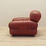 Armchair Leather Burgundy 1970s 4