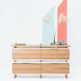 Sideboard aus Handarbeit Loop Eiche 0