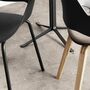 FALK Stuhl Aluminium Pulverbeschichtet Kunststoff Terrakotta 1