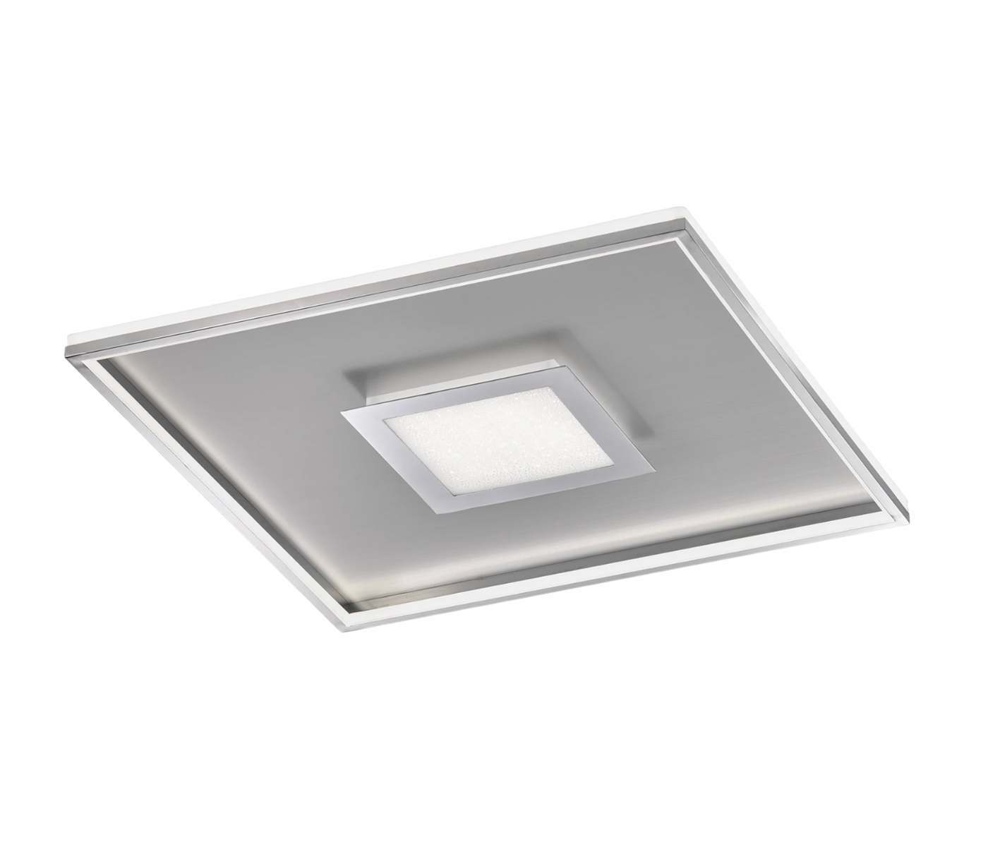 LED Deckenleuchte 1-flammig Milchglas Metall 0