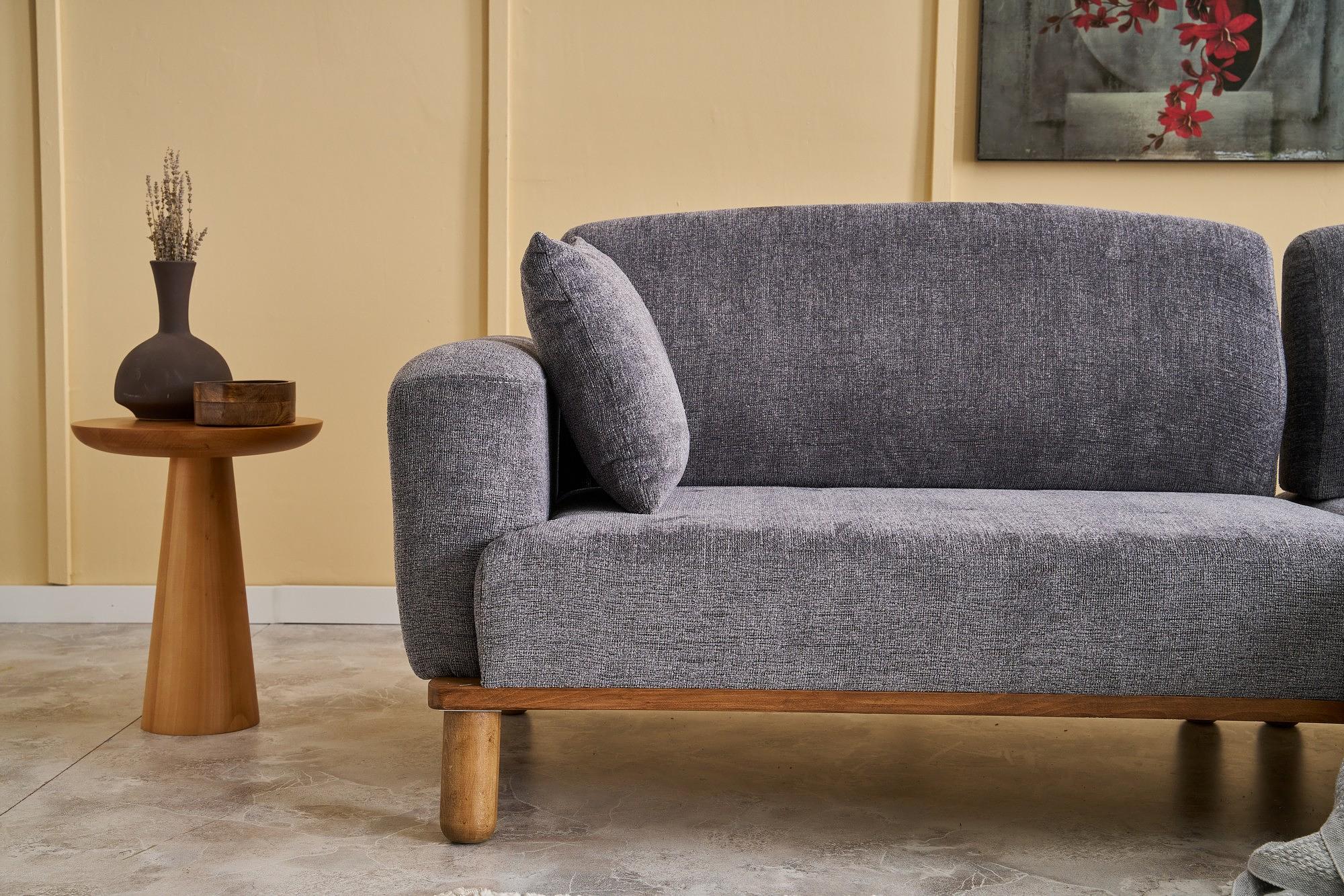 Rens Sofa 4-Sitzer Grau 4