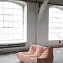 Togo 2-Sitzer Sofa Cord Rosa 3