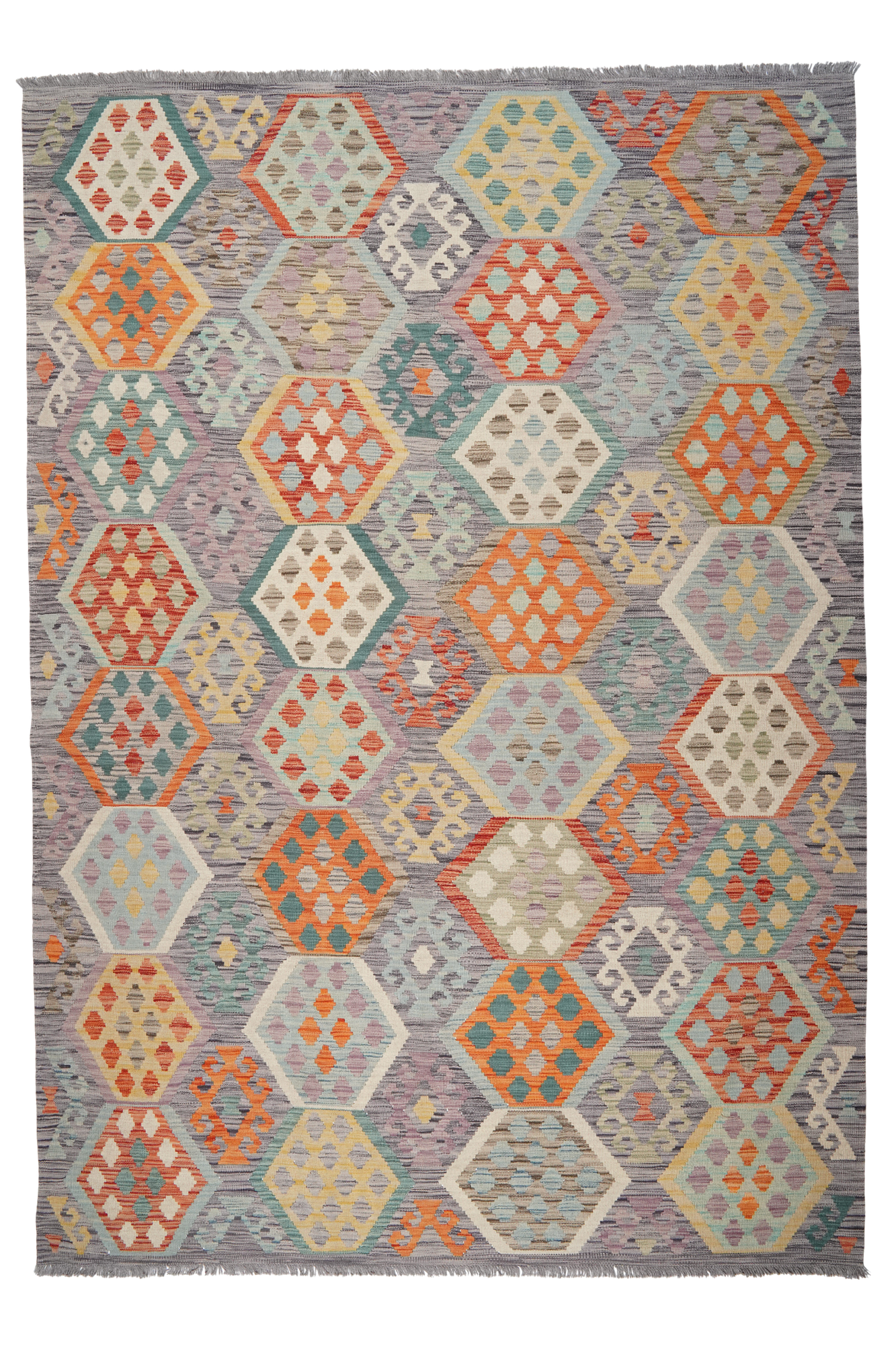 Kilim Iman Lana Multicolore 0