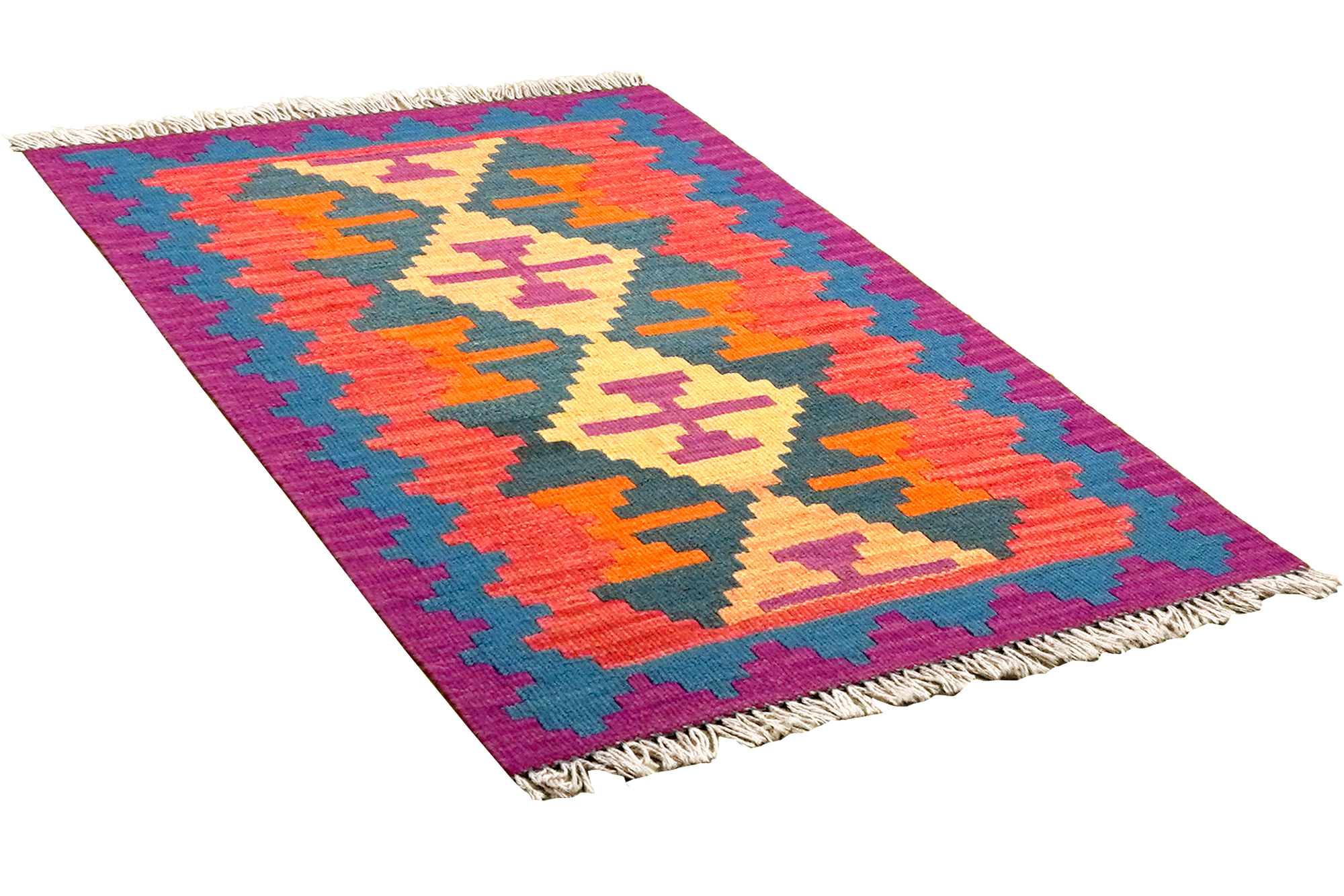 Kilim Gashgai Teppich Mehrfarbig 2