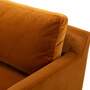Astha Sofa 3-Sitzer Velours Matt Amber  4