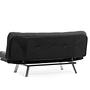 Misa Small Sofa Bed 3-seater Dark Grey 8