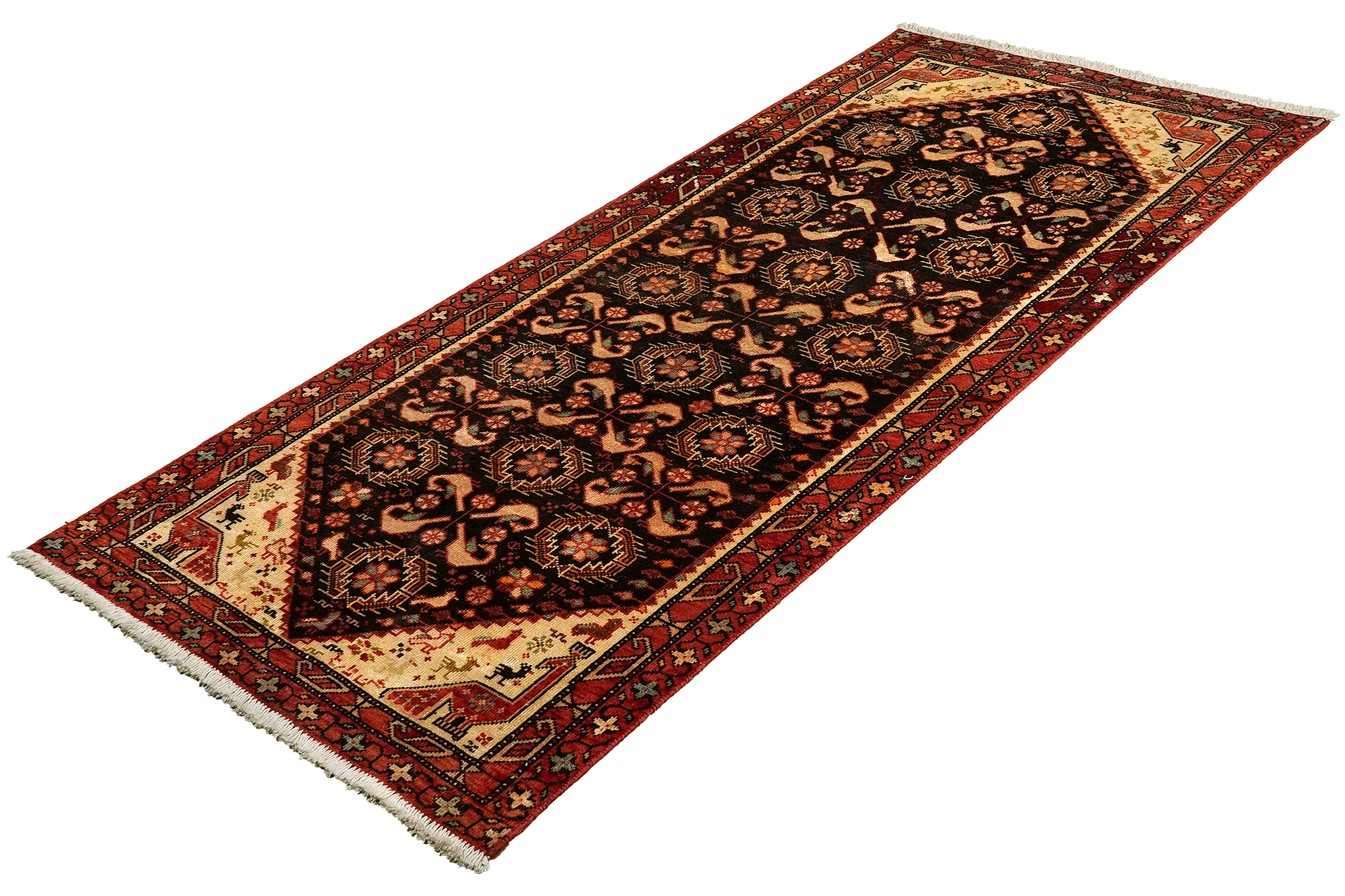 Heritage Teppich Wolle Braun 3