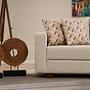 Aly Sofa Bed 3-Seater Cream 4
