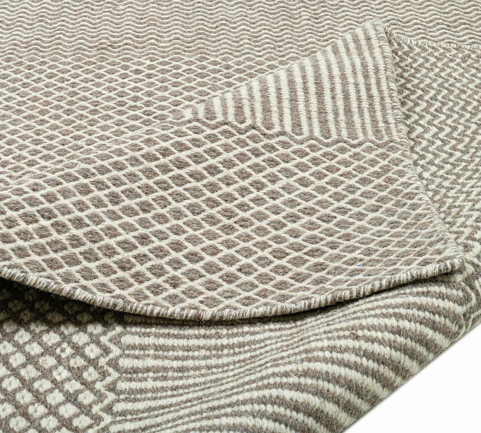 Wollteppich Schurwolle Natur 130 cm x 190 cm 4