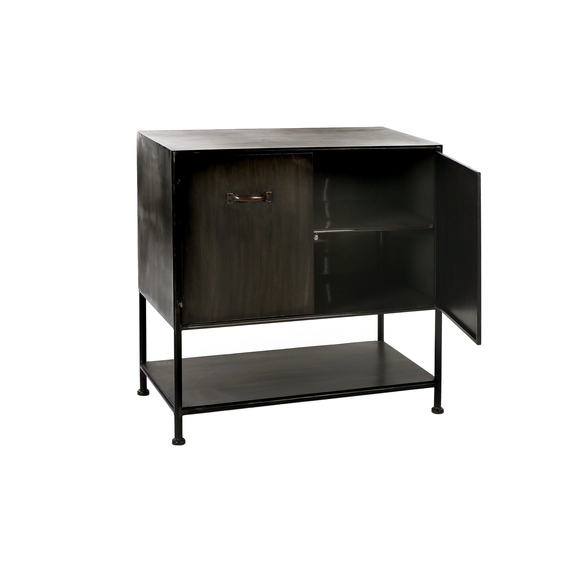 Schrank Metall Schwarz 2