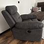 Armchair Reclining Function Grey 3