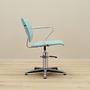 Barber chair Leather Blue 1980s 6
