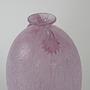 Glass vase Murano glass Purple 1970s 6