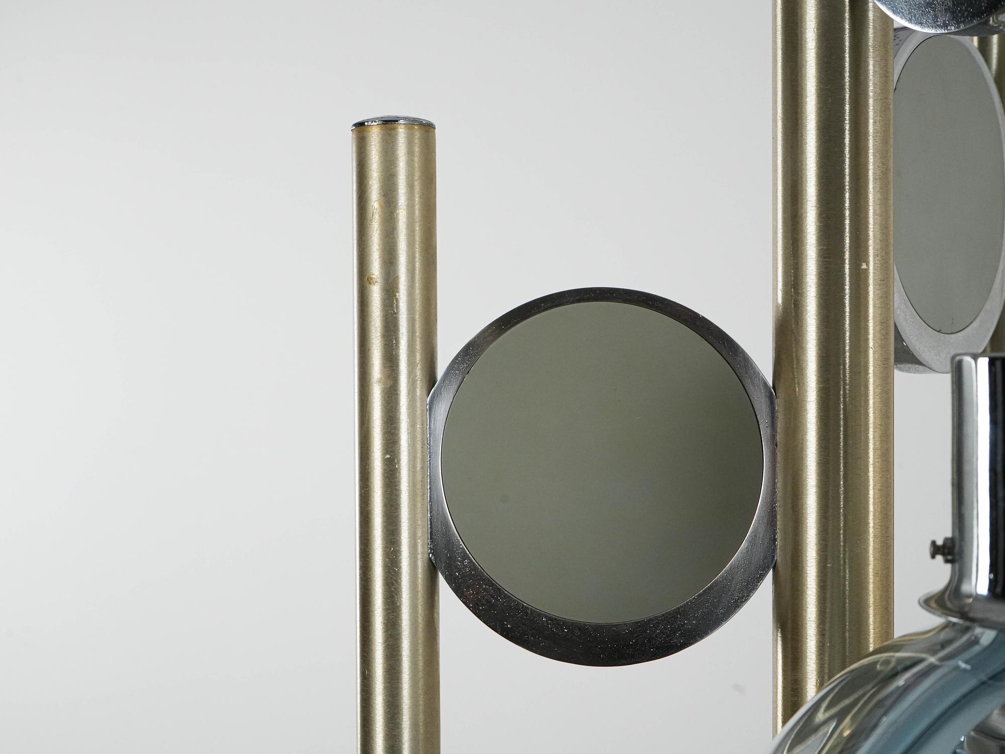 Space Age Chandelier Murano Glass 1970s 13