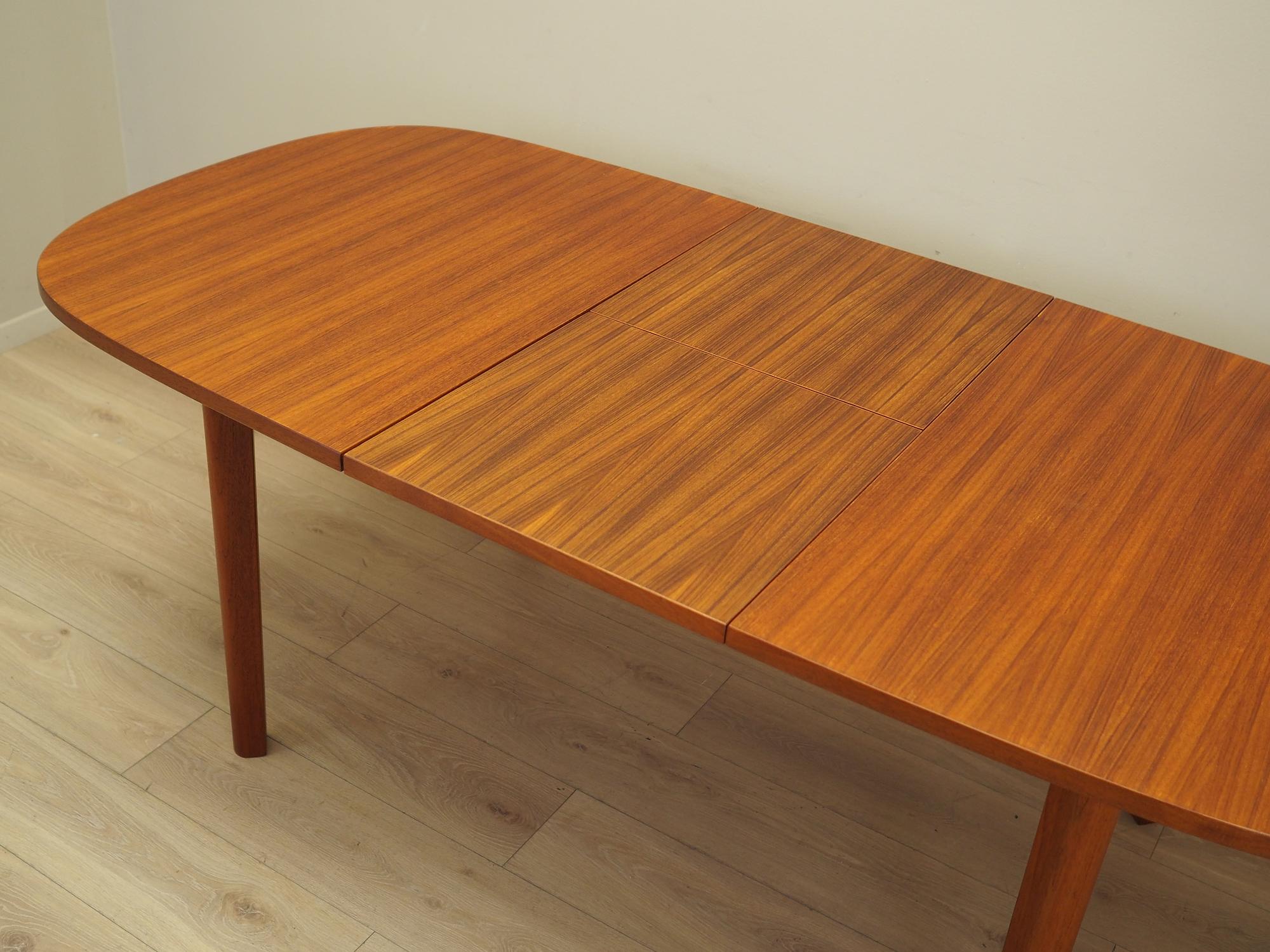 Tavolo da pranzo in teak anni '70 13