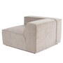 Modulsofa Links 1-Sitzer Leinen Mokka 5