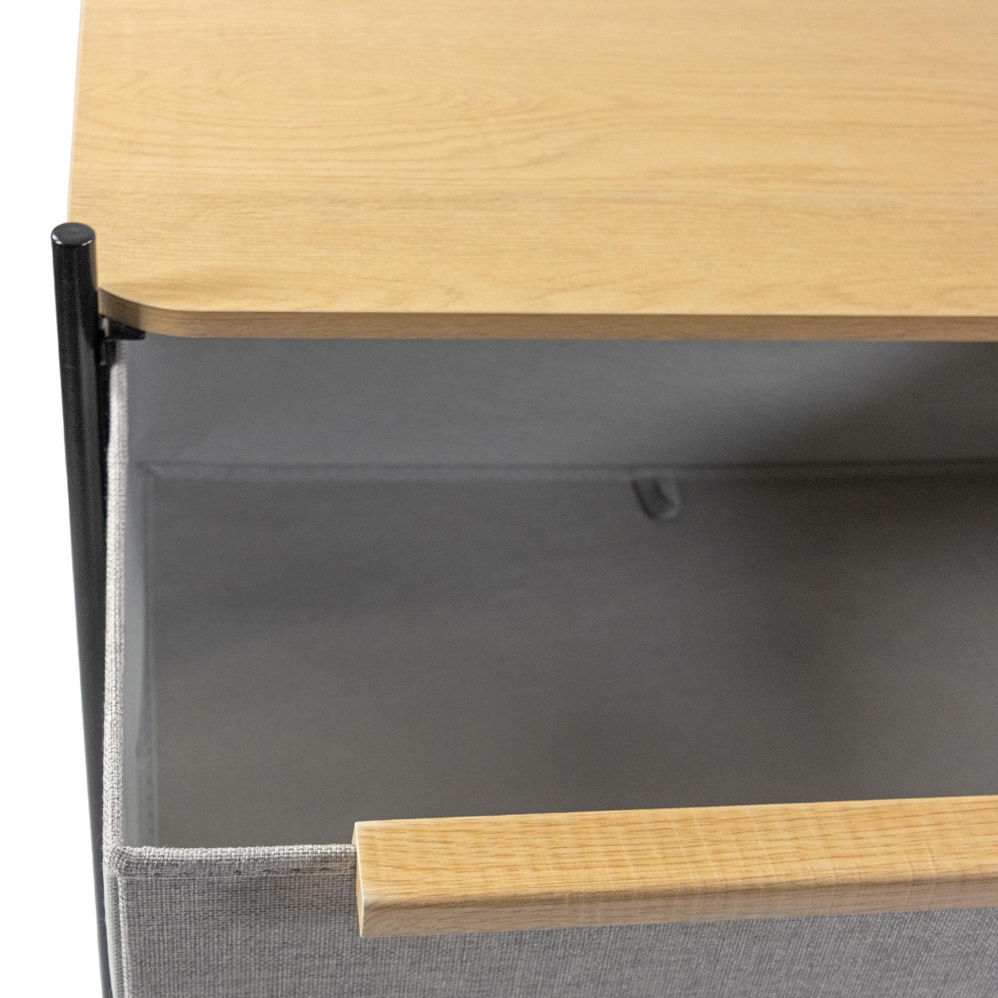 Chest of drawers STUVAR 58x40x79cm 3 drawers taupe hjh LIVING 6