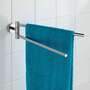 Towel holder metal silver 0