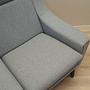 Sessel Textil Holz Grau 1970er Jahre 13