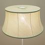 Vintage floor lamp Metal Fabric Green 1970s 13