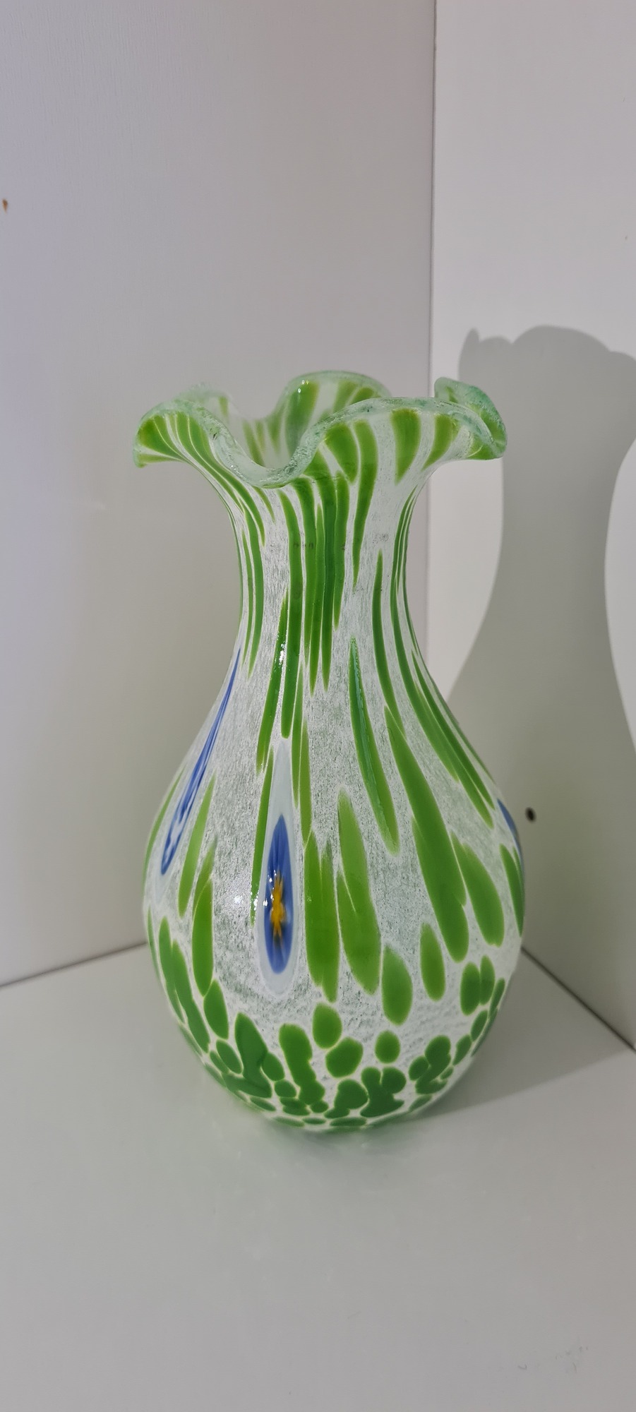 Vase Muranoglas Grün 1
