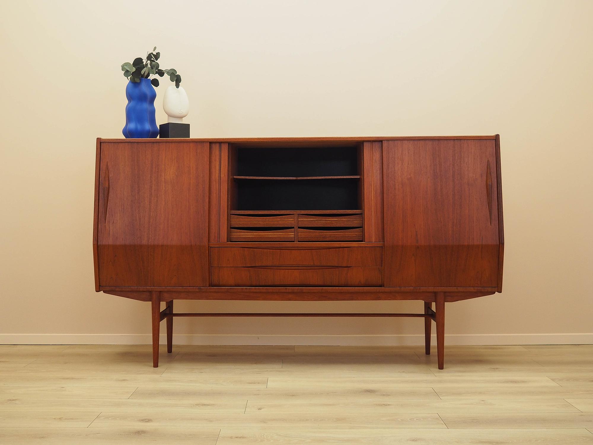 Teak Highboard 1960er Jahre 2