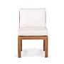 Dining Chair Bayton Acacia Solid Brown Beige 4