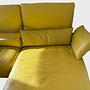 Easy Sofa 2,5-Sitzer Leder Senfgelb 3