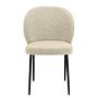 2x Polsterstuhl Carreras Bouclé Stoff Moena Creme 4