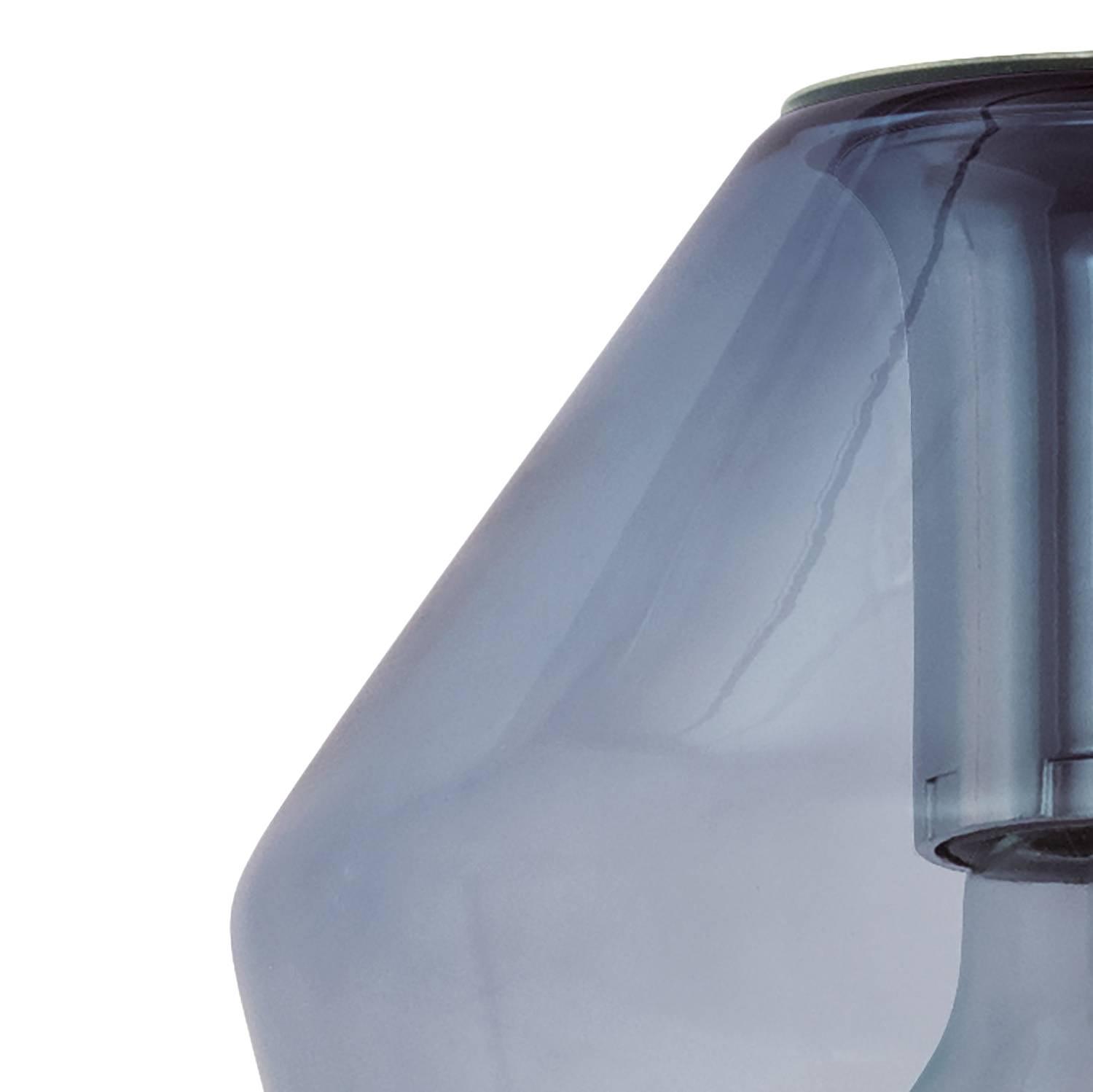 Murmillo I Pendelleuchte Glas Stahl 1-flammig 2