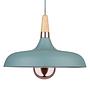 Pendant lamp Juna III Rubber tree Solid stainless steel 1