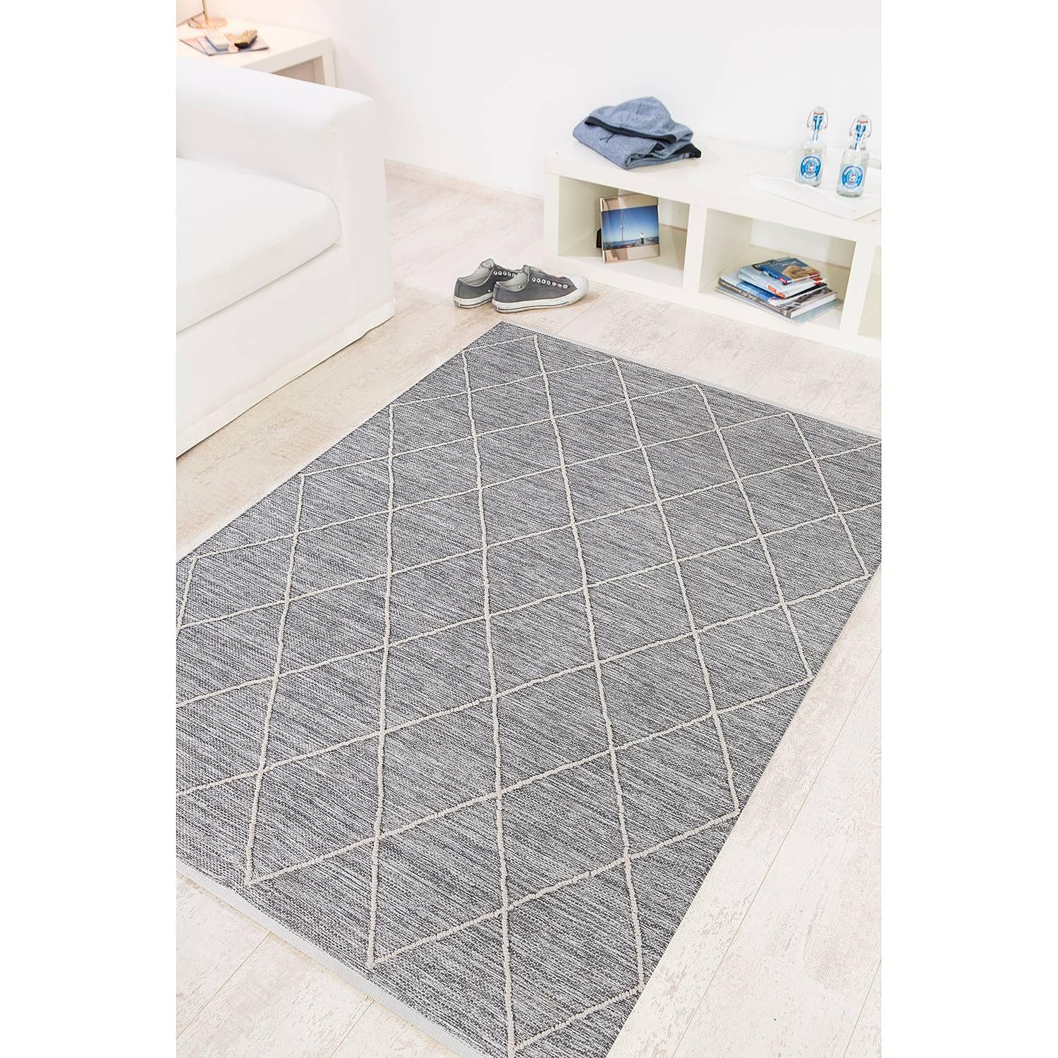 Teppich Pantin Baumwolle Grau 2