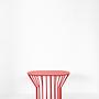 Jump Red Beistelltisch Metall Rot 0