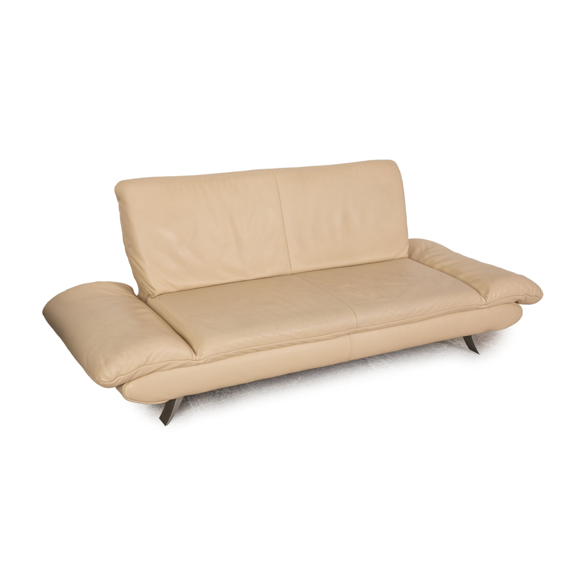 Rossini Schlafsofa Leder Creme  2