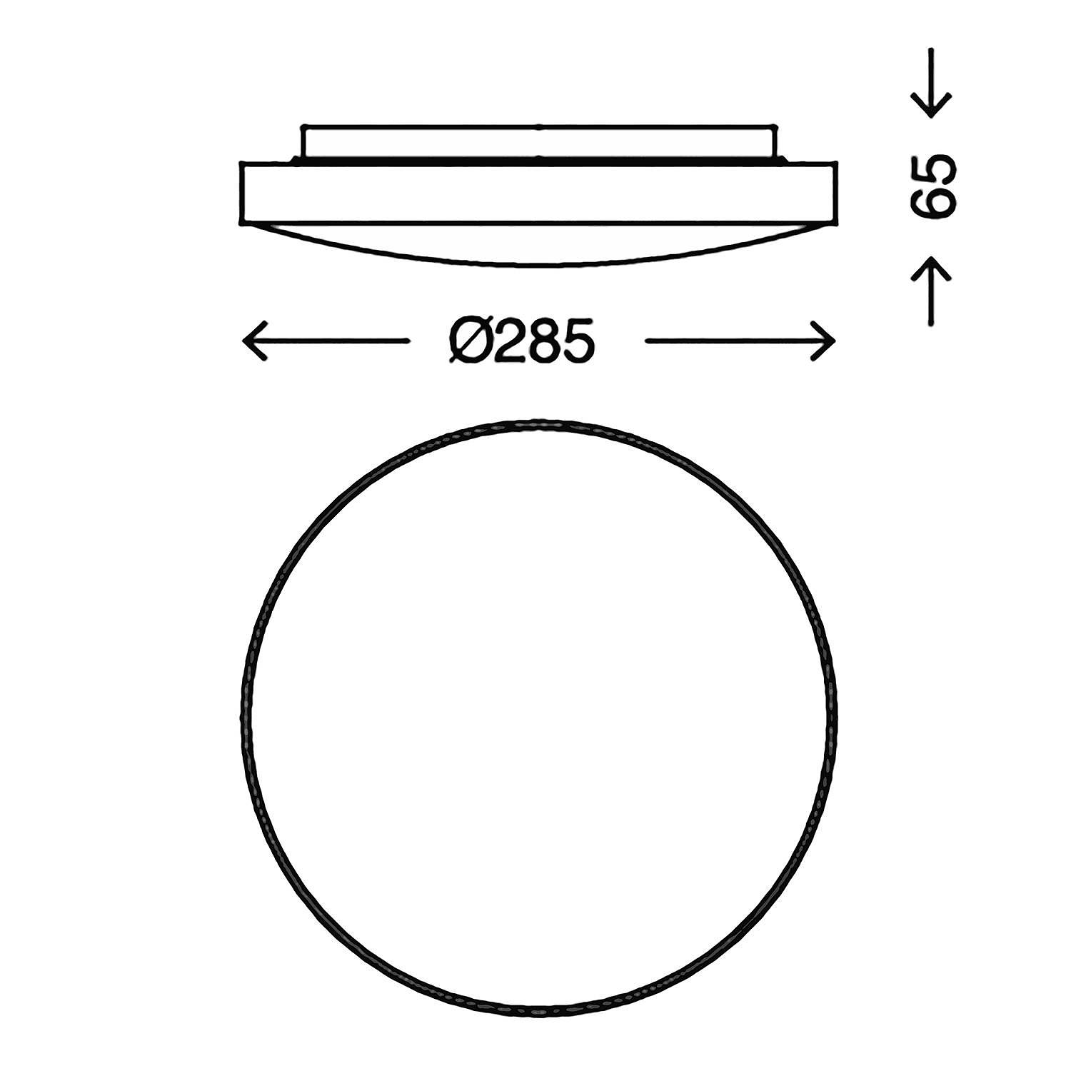 LED-Badleuchte Malbona Silber 2