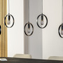 Pendant light 5-light Metal Black 2