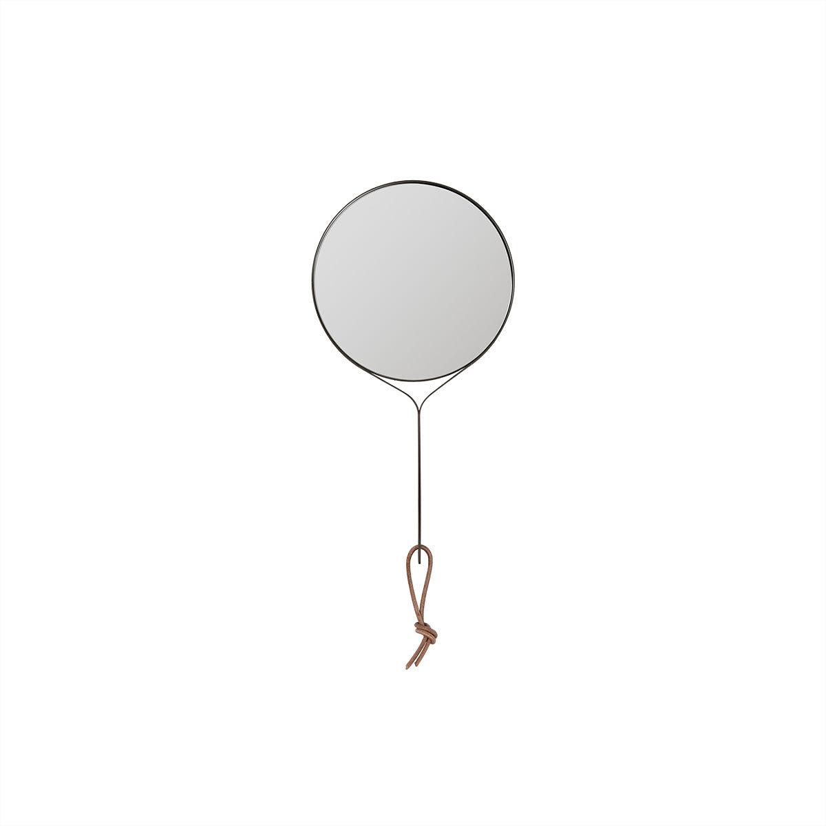 Mira Hand mirror Stainless steel Glass Brown 0