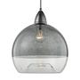 Pendelleuchte Artiste Glas Eisen Rauchgrau 0