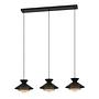 Grizedale Pendant Lamp Steel 3-light 2