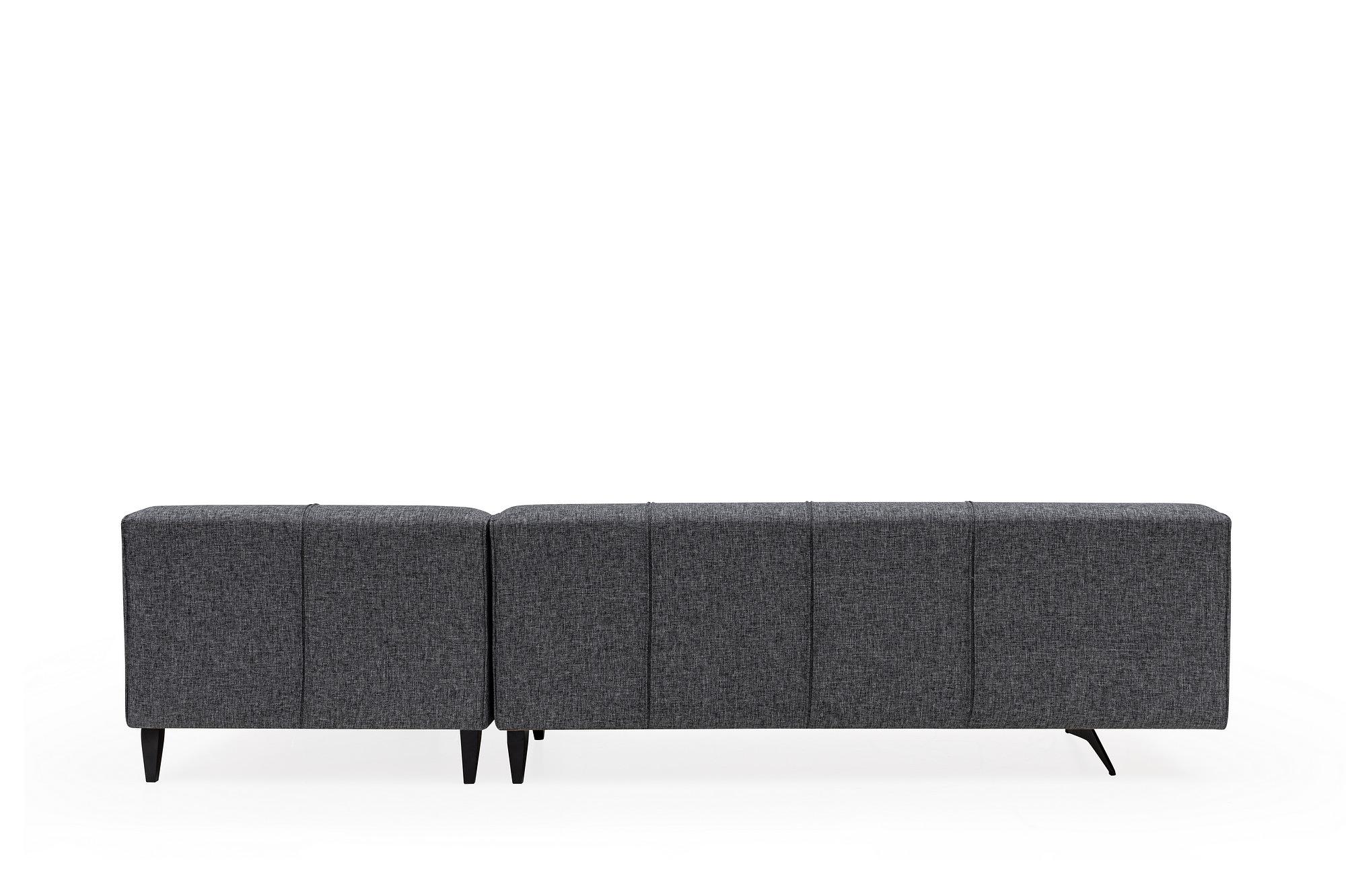 Jivago Ecksofa Rechts Grau 6