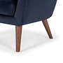 Paul Armchair Velour Lux Navy 6