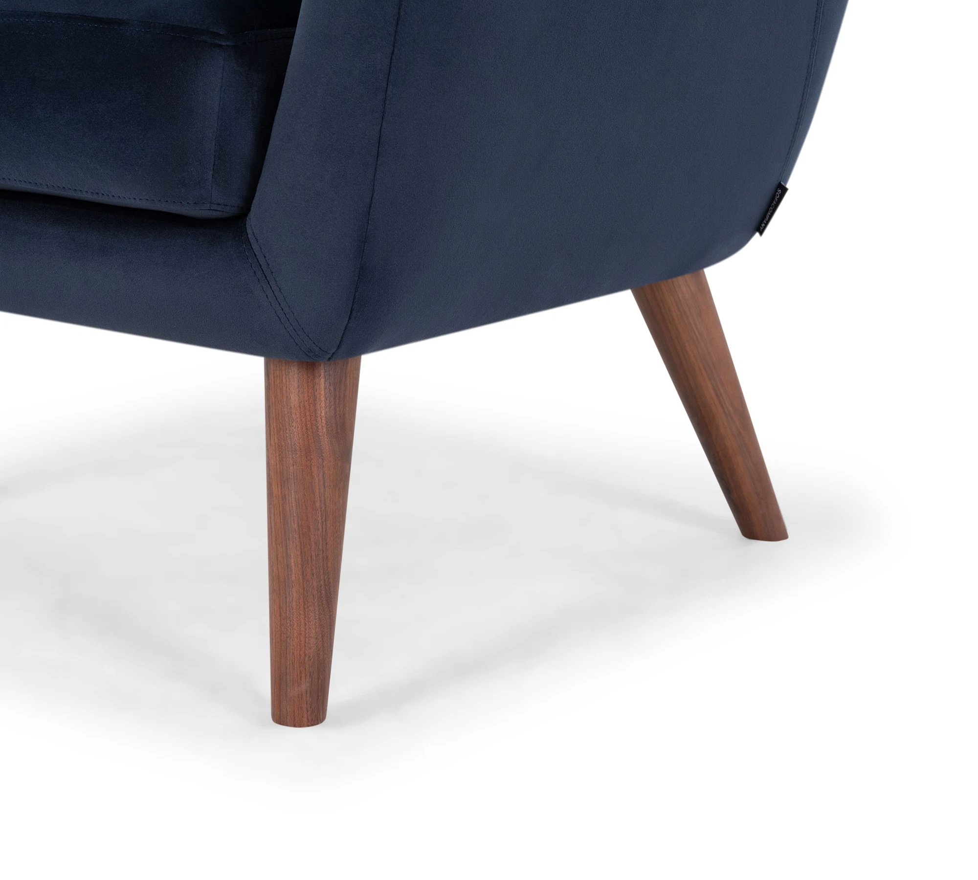Paul Armchair Velour Lux Navy 6