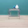 Vintage Coffee Table Glass Metal Transparent 1970s 4